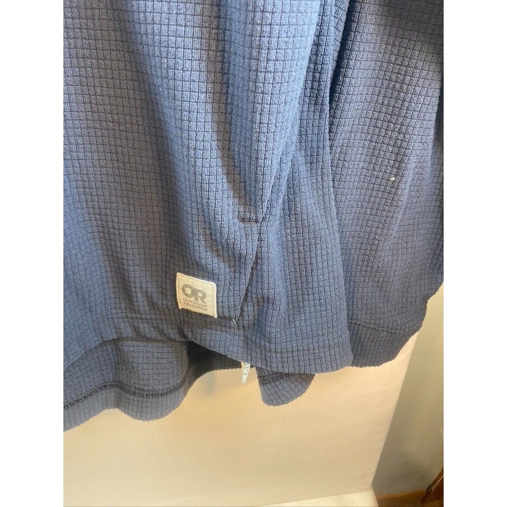 OUTDOOR RESEARCH WOMENS XXL BLUE PULLOVER FLEECE LONG SLEEVE 1/4 SNAP - Picture 4 of 4
